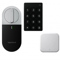 Inteligentny zamek do drzwi Apartlock P6 + bramka Wi-Fi + klawiatura