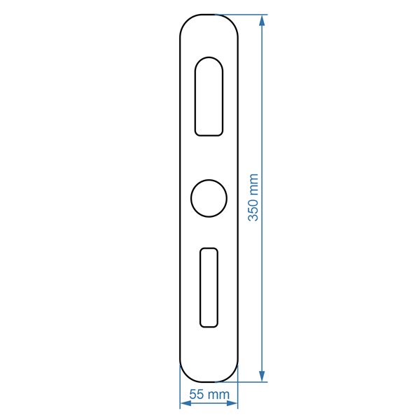 Maskownica do zamka Apartlock P1 średnia